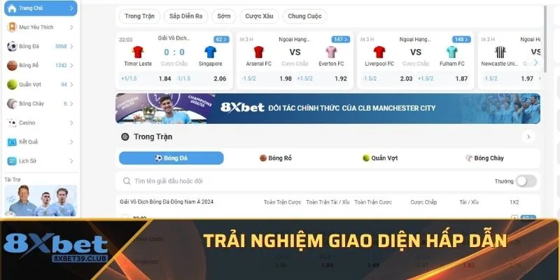 Trải nghiệm giao diện hấp dẫn Trải nghiệm giao diện hấp dẫn