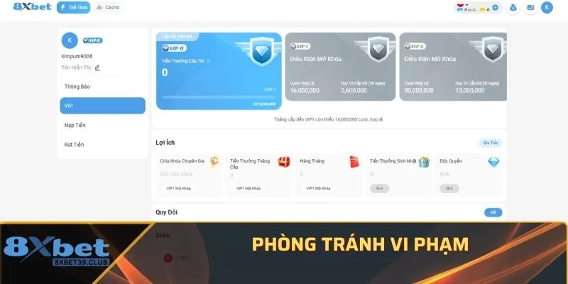 Phòng tránh vi phạm Phòng tránh vi phạm