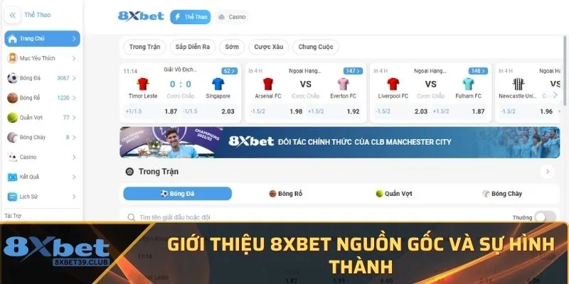 Giới thiệu 8XBET nguồn gốc và sự hình thành Giới thiệu 8XBET nguồn gốc và sự hình thành