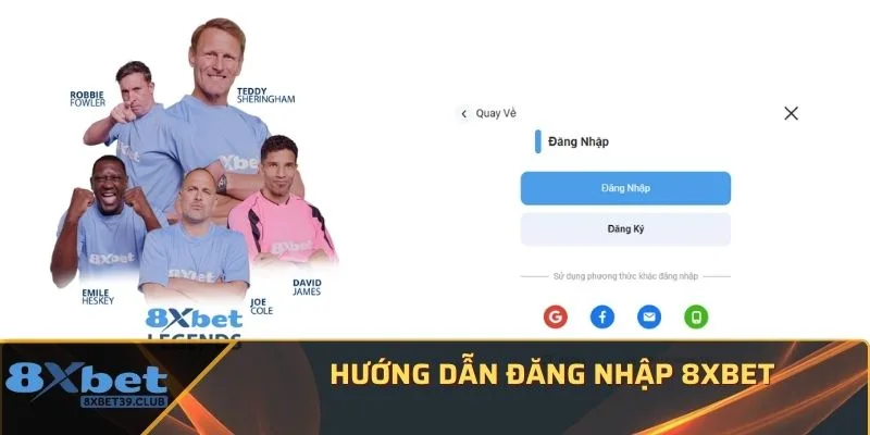 Hướng dẫn đăng nhập 8XBET Hướng dẫn đăng nhập 8XBET