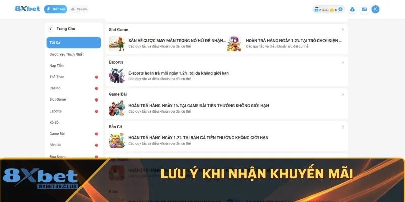 Lưu ý khi nhận khuyến mãi Lưu ý khi nhận khuyến mãi